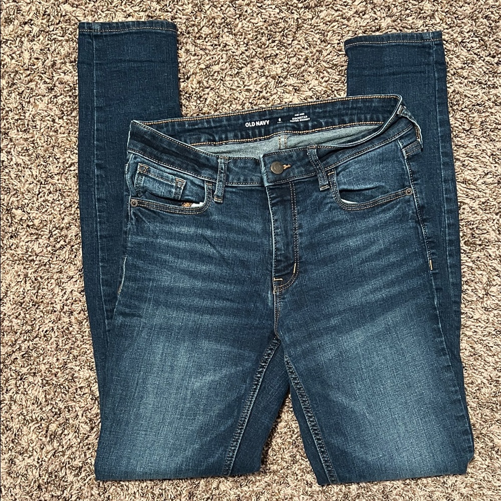 Old Navy Women's Dark Wash Skinny Jeans